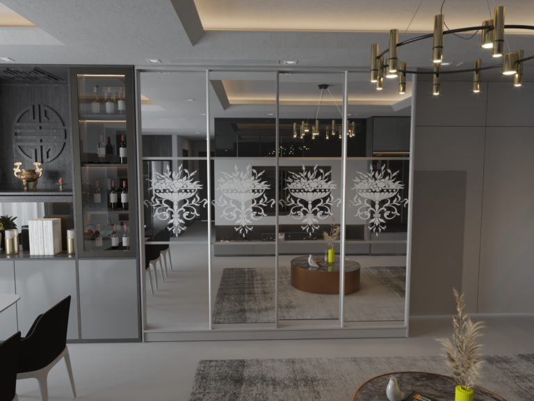 Нео лайт 4 венге серый худ мат