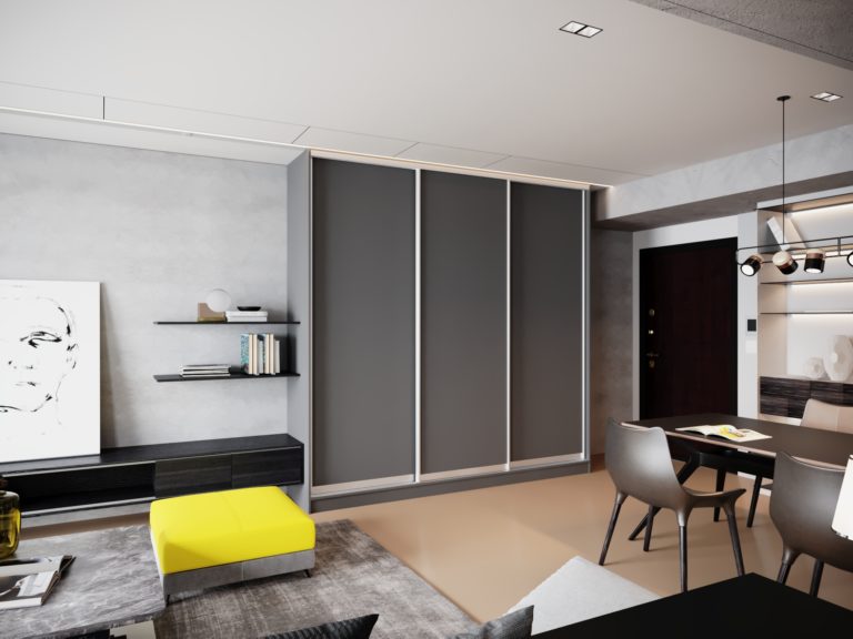 Нео лайт 3 двери антрацит 1