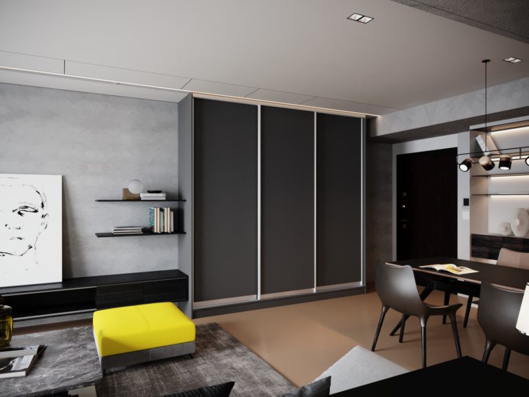 Нео лайт 3 двери антрацит 2