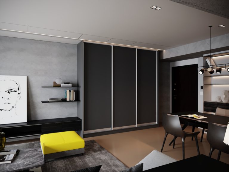 Нео лайт 3 двери антрацит 3