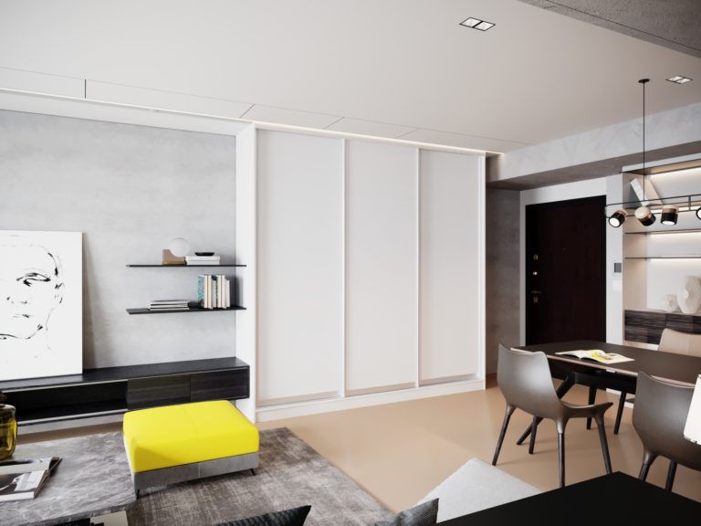 Нео лайт 3 двери белый