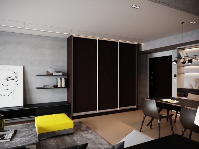 Нео лайт 3 двери венге