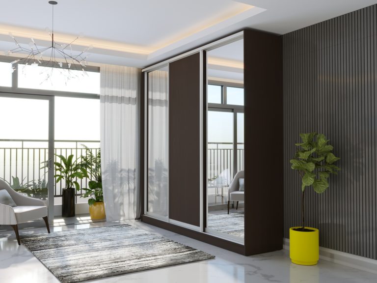 Нео лайт 3 двери венге+зеркало 9003